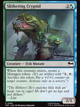 Slithering Cryptid (TMT-168) - Teenage Mutant Ninja Turtles Foil