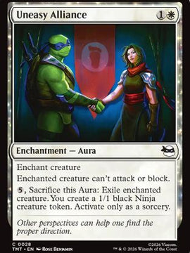 Uneasy Alliance (TMT-028) - Teenage Mutant Ninja Turtles Foil