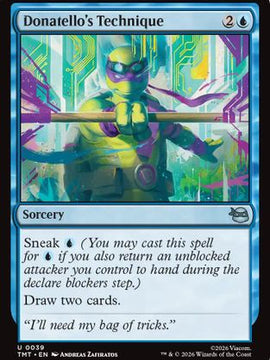 Donatello's Technique (TMT-039) - Teenage Mutant Ninja Turtles Foil