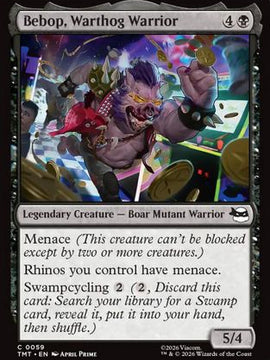 Bebop, Warthog Warrior (TMT-059) - Teenage Mutant Ninja Turtles Foil