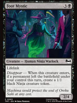 Foot Mystic (TMT-063) - Teenage Mutant Ninja Turtles Foil