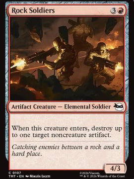 Rock Soldiers (TMT-107) - Teenage Mutant Ninja Turtles Foil