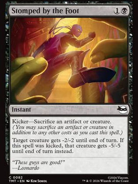 Stomped by the Foot (TMT-082) - Teenage Mutant Ninja Turtles Foil