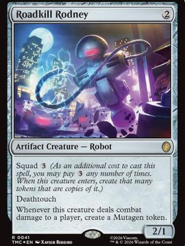 Roadkill Rodney (Surge Foil) (TMC-041) - Commander: Teenage Mutant Ninja Turtles Foil
