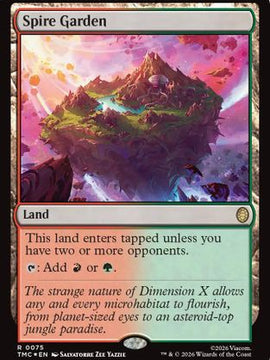 Spire Garden (Surge Foil) (TMC-075) - Commander: Teenage Mutant Ninja Turtles Foil