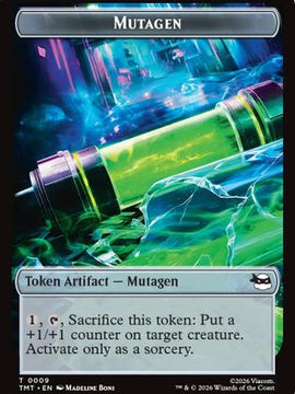 Mutagen // Food Double-Sided Token (TMT-9 // 8) - Teenage Mutant Ninja Turtles