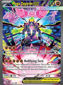 Mega Zygarde ex - 120/088 120 - ME03 Perfect Order Holofoil