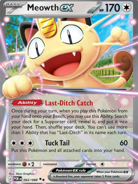 Meowth ex - 062/088 62 - ME03 Perfect Order Holofoil