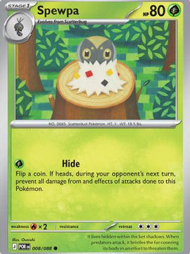 Spewpa - 008/088 8 - ME03 Perfect Order Reverse Holofoil