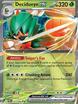 Decidueye ex - 012/088 12 - ME03 Perfect Order Holofoil