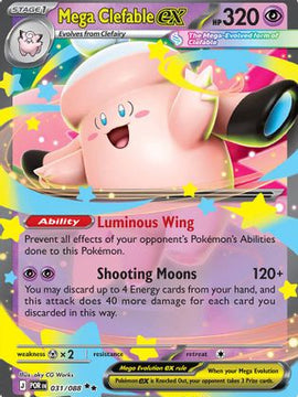 Mega Clefable ex - 031/088 31 - ME03 Perfect Order Holofoil