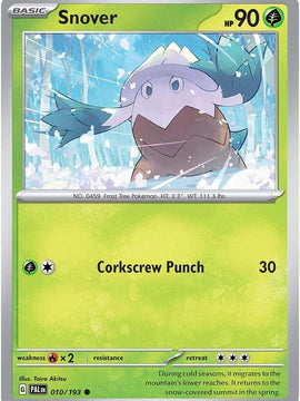 Snover (010/193) [Scarlet & Violet: Paldea Evolved]