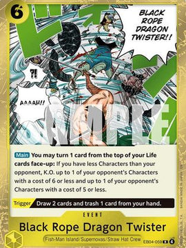 Black Rope Dragon Twister (EB04-059) - Adventure on Kami's Island Foil
