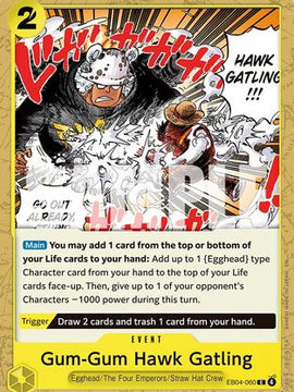 Gum-Gum Hawk Gatling (EB04-060) - Adventure on Kami's Island