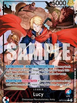 Lucy (Alternate Art) (OP15-002) - Adventure on Kami's Island Foil