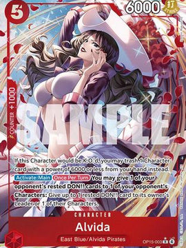 Alvida (Alternate Art) (OP15-003) - Adventure on Kami's Island Foil