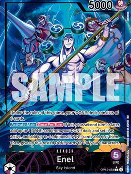 Enel (OP15-058) (Alternate Art) (OP15-058) - Adventure on Kami's Island Foil