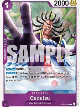Gedatsu (OP15-063) - Adventure on Kami's Island Foil
