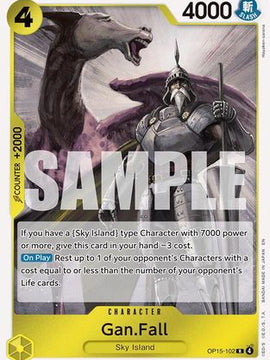Gan.Fall (OP15-102) - Adventure on Kami's Island Foil