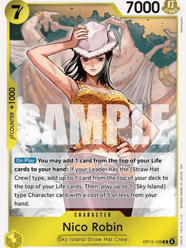 Nico Robin (OP15-109) (OP15-109) - Adventure on Kami's Island Foil