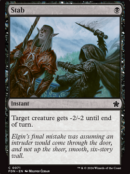 Stab (FDN-071) - Foundations Foil