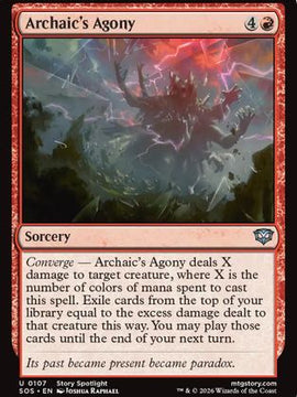 Archaic's Agony (SOS-107) - Secrets of Strixhaven