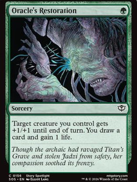 Oracle's Restoration (SOS-156) - Secrets of Strixhaven