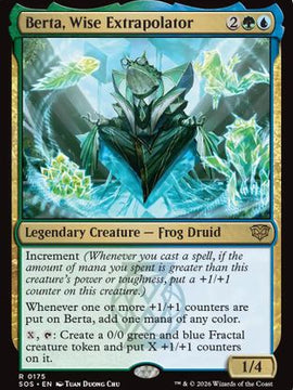 Berta, Wise Extrapolator (SOS-175) - Secrets of Strixhaven
