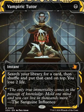 Vampiric Tutor (SOA-035) - Secrets of Strixhaven: Mystical Archive