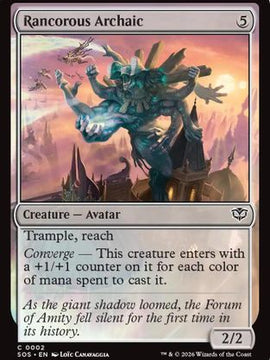 Rancorous Archaic (SOS-002) - Secrets of Strixhaven