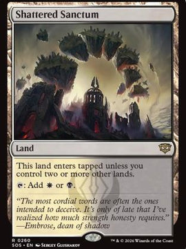 Shattered Sanctum (SOS-260) - Secrets of Strixhaven Foil