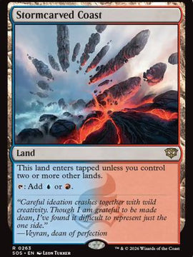 Stormcarved Coast (SOS-263) - Secrets of Strixhaven Foil