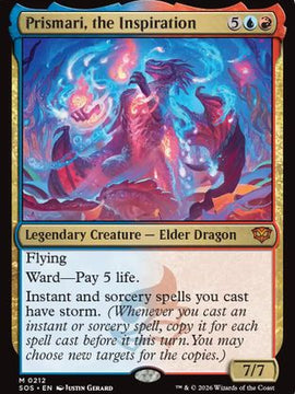 Prismari, the Inspiration (SOS-212) - Secrets of Strixhaven Foil