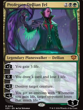Professor Dellian Fel (SOS-214) - Secrets of Strixhaven