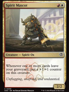 Spirit Mascot (SOS-230) - Secrets of Strixhaven
