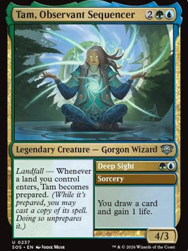 Tam, Observant Sequencer (SOS-237) - Secrets of Strixhaven