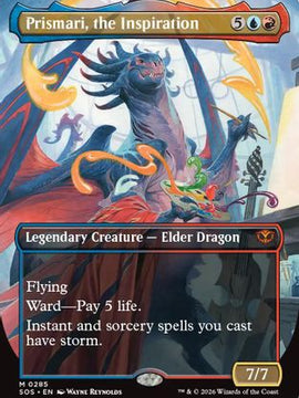 Prismari, the Inspiration (Borderless) (SOS-285) - Secrets of Strixhaven Foil