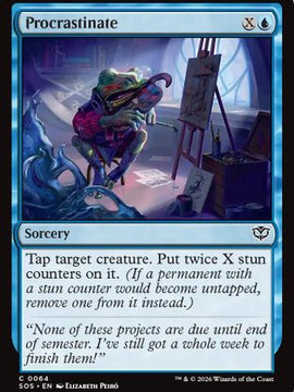 Procrastinate (SOS-064) - Secrets of Strixhaven