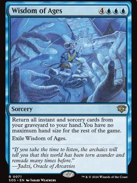 Wisdom of Ages (SOS-071) - Secrets of Strixhaven