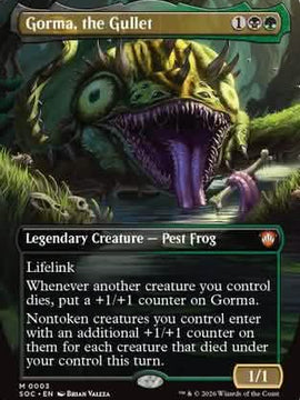 Gorma, the Gullet (Borderless) (SOC-003) - Commander: Secrets of Strixhaven