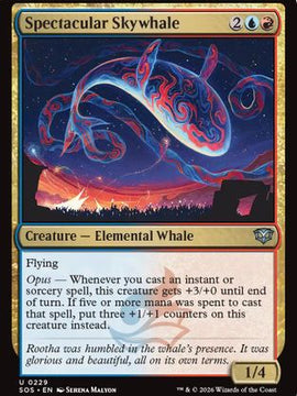 Spectacular Skywhale (SOS-229) - Secrets of Strixhaven