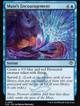 Muse's Encouragement (SOS-061) - Secrets of Strixhaven