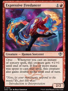 Expressive Firedancer (SOS-114) - Secrets of Strixhaven