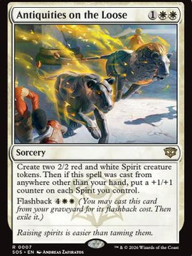 Antiquities on the Loose (SOS-007) - Secrets of Strixhaven
