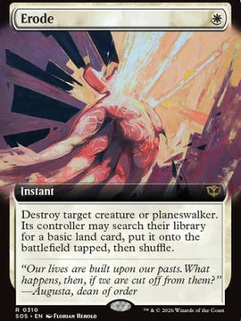 Erode (Extended Art) (SOS-310) - Secrets of Strixhaven Foil