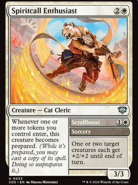 Spiritcall Enthusiast (SOS-033) - Secrets of Strixhaven