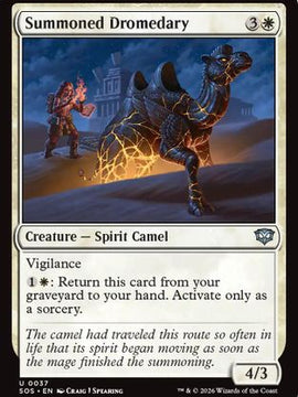 Summoned Dromedary (SOS-037) - Secrets of Strixhaven