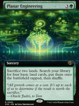 Planar Engineering (Extended Art) (SOS-340) - Secrets of Strixhaven Foil