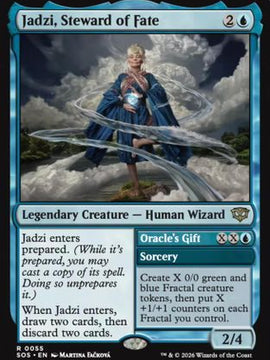 Jadzi, Steward of Fate (SOS-055) - Secrets of Strixhaven