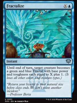 Fractalize (SOS-051) - Secrets of Strixhaven